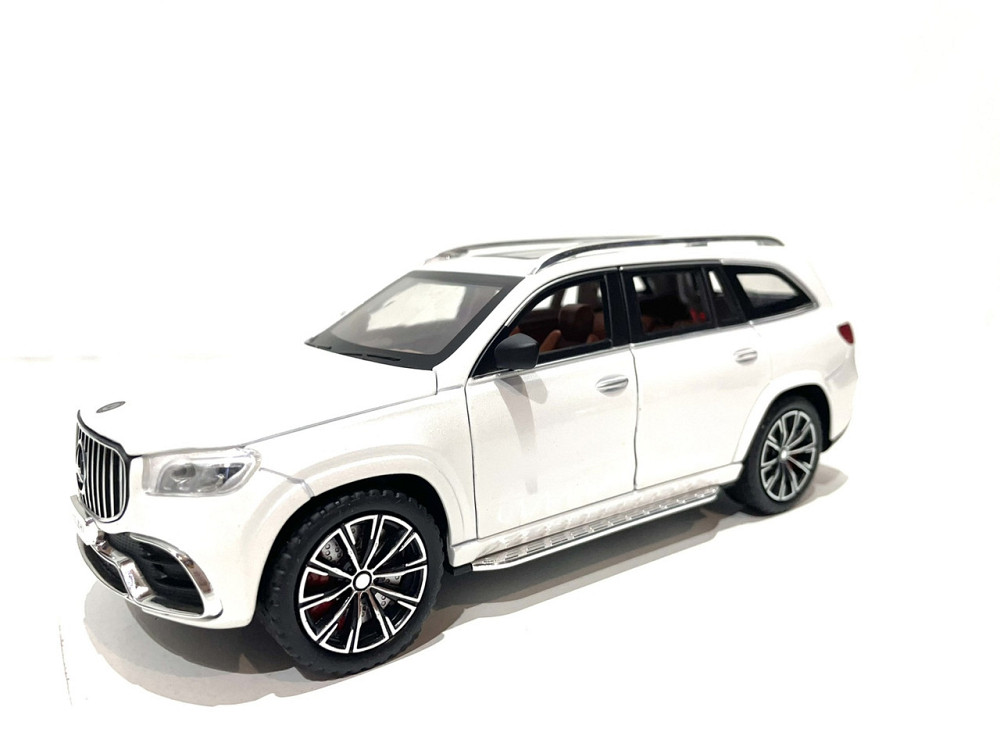 Машинка металева АвтоЕксперт Mercedes-Benz GLS 1:24 світло/звук Біла (GT-1076) Чернігів - фото 1