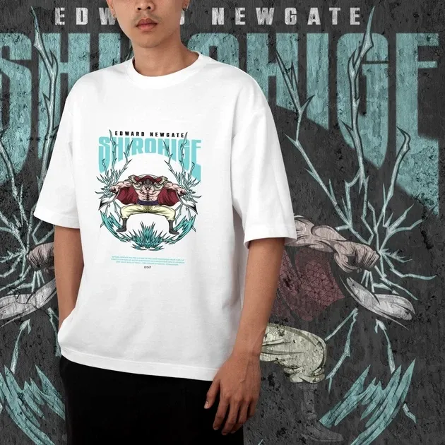 Футболка для подростка мальчика с принтом Ван Пис Whitebeard Размер 160 Anime10268 Днепр - изображение 3