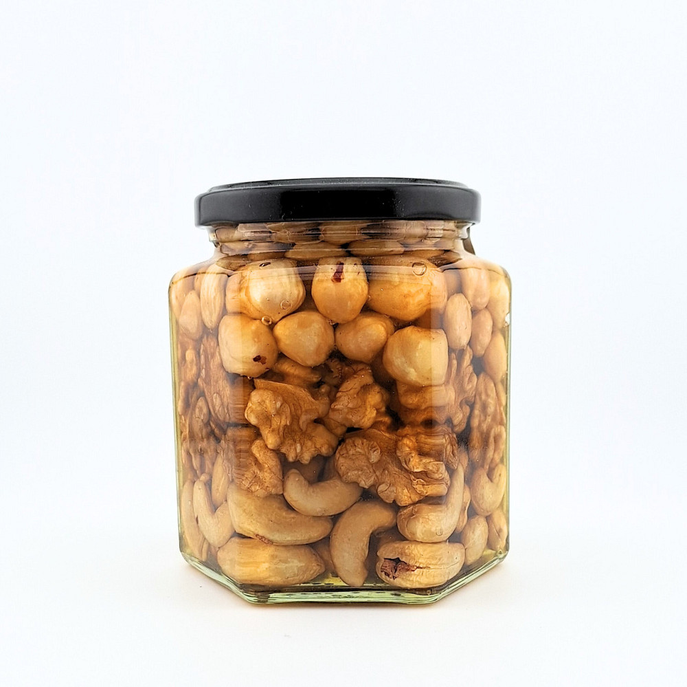 Подарунковий набір асорті горіхів з медом №78 Царство Меду 480 грамів Одеса - фото 3