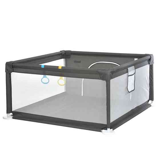 Дитячий манеж MR 1339-G, сірий, ширина з ніжками 132 см Вінниця