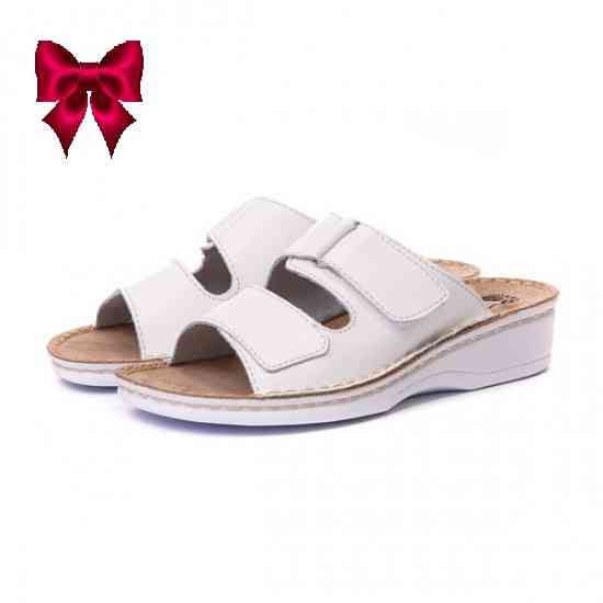 Шлепанцы женские белые Mubb Днепр