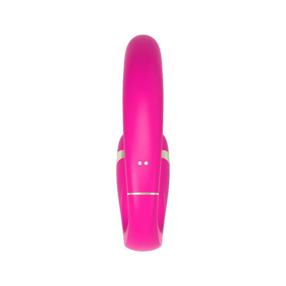 Подвійний вібратор з вакуумною стимуляцією Adrien Lastic My G PINK Sex Aura Київ - фото 5