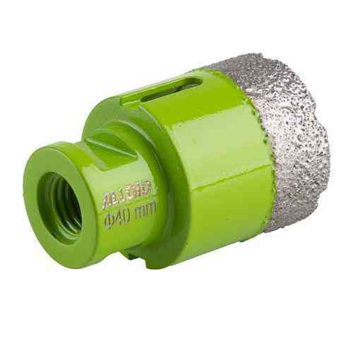 Свердло корончате алмазне по кераміці 40мм, для КШМ М14х2мм Alloid Одеса