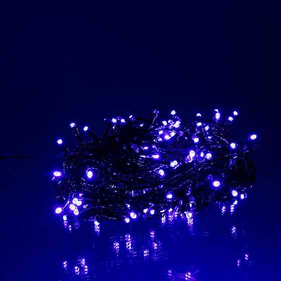 Гірлянда Нитка вулична 30 (м) 300 LED чорний провід Синій CF300L30MBBL Київ