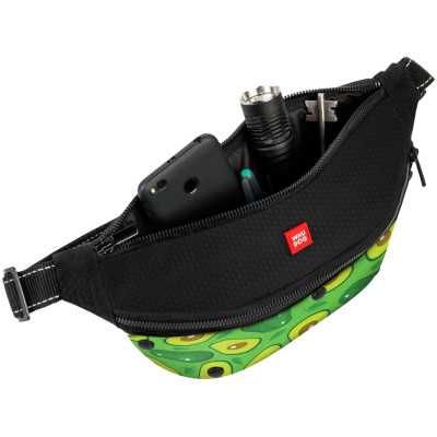 Поясная сумка-бананка для собак WAUDOG Textile "Авокадо" 33х17х10 см (5697) Винница - изображение 2