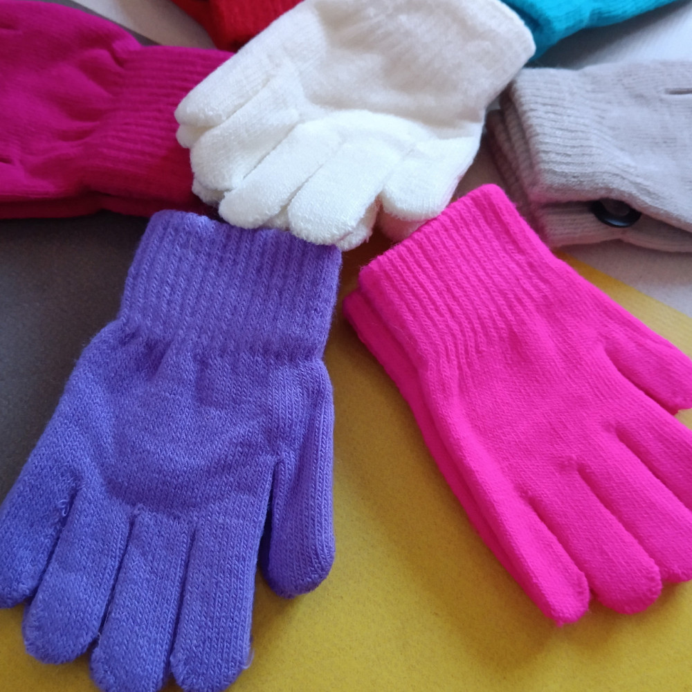 Рукавички дитячі однотонні 2-4 роки для малечі Київ - фото 2