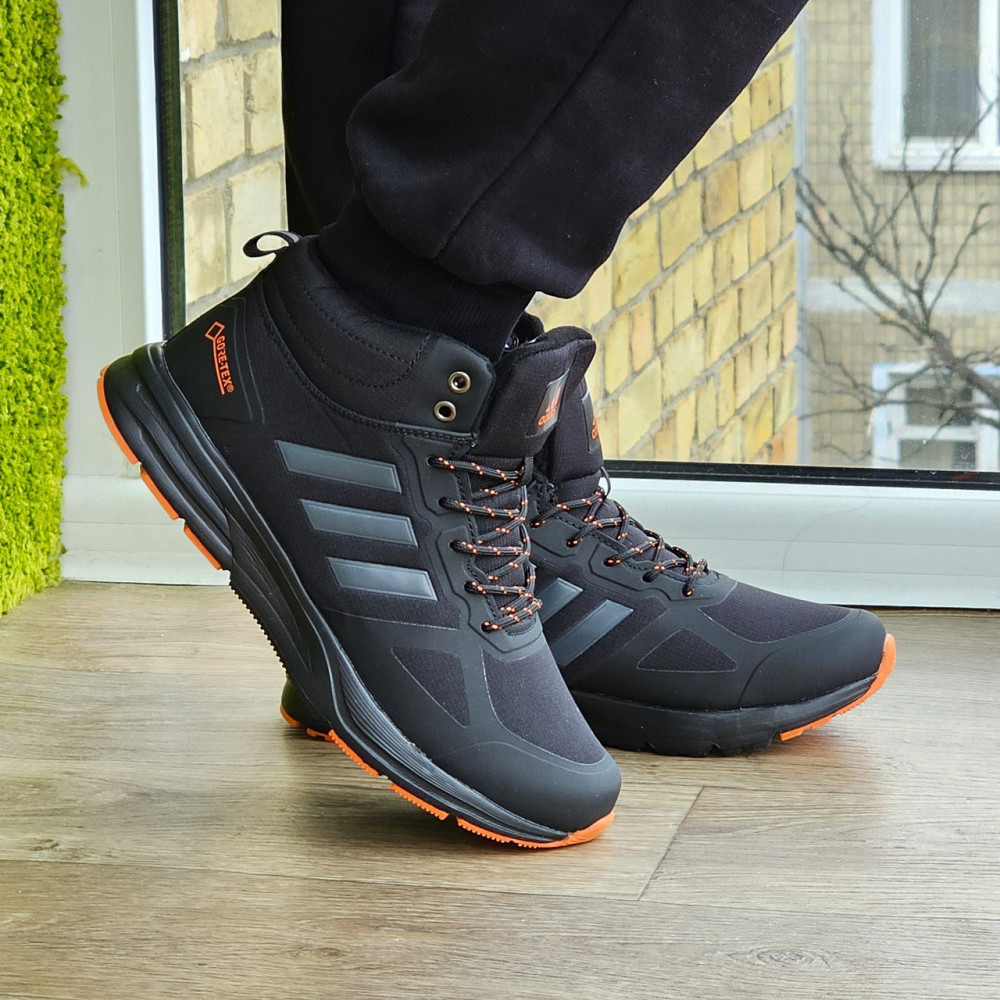 Зимові Кросівки Adidas Terrex GORE-TEX з МЕХОМ Чорні Чоловічі Адідас Гортекс (розміри: 41,42,43,44,45,46) — 4 Дніпро - фото 5