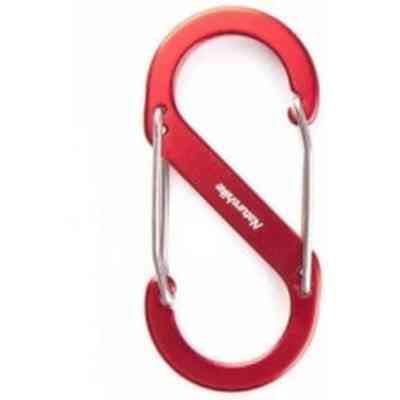 Карабін туристичний Naturehike S-type NH20GS004, 4 см, червоний (6927595747100) Вінниця