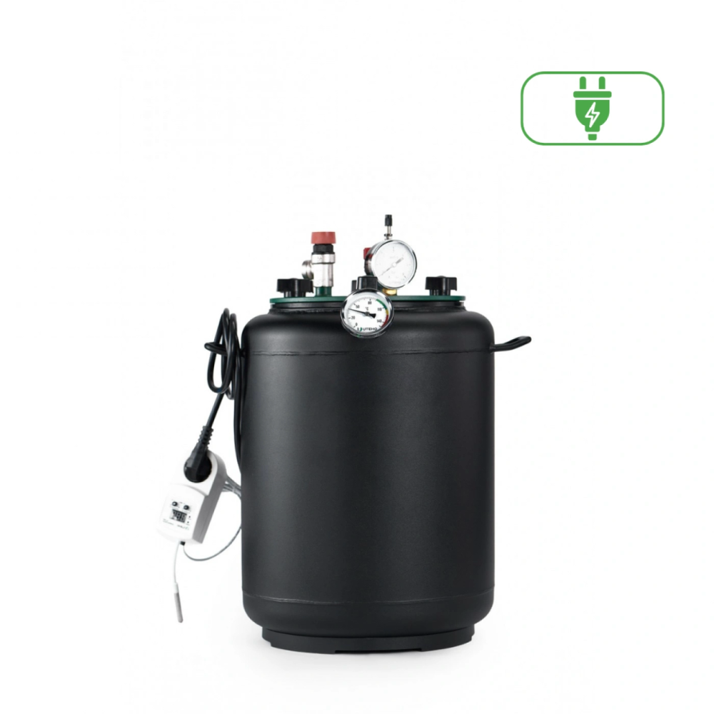 Автоклав бытовой УТех-16 electro, универсальный на 16 банок, электрический стальной домашний Киев - изображение 1