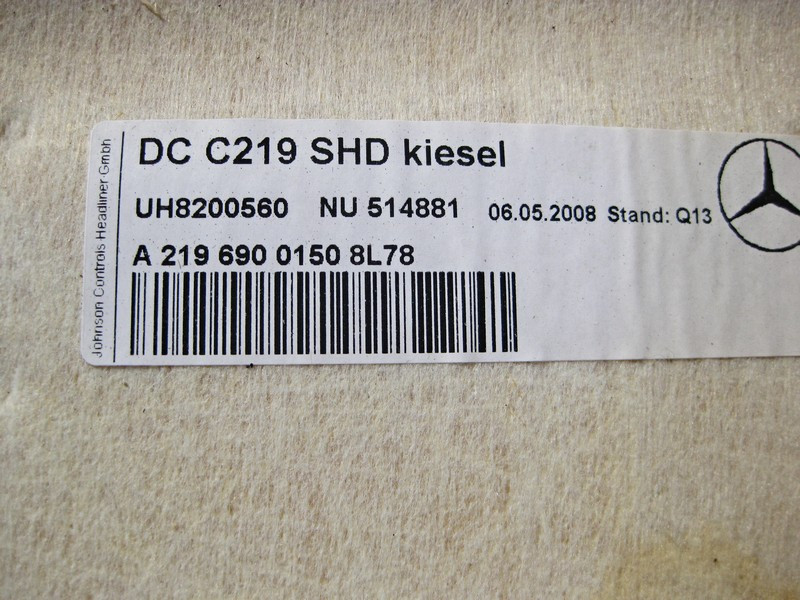 Mercedes-Benz  A2196900150 8L78 Світло-бежева обшивка стелі під люк CLS C219 Одеса - фото 4