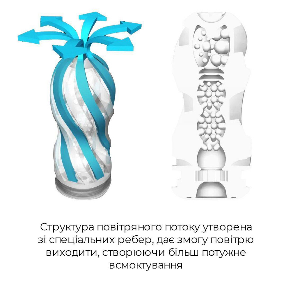 Мастурбатор Tenga Air-Tech Ultra Size, вища аеростимуляція та всмоктувальний ефект Sex Aura Київ - фото 3