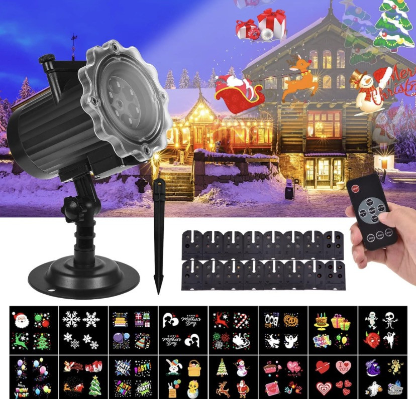 Новорічний проектор з візерунками (Б клас) 17441 Луцьк - фото 1