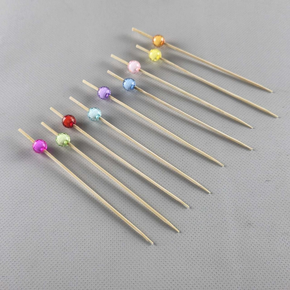 Шпажка для прикраси страв 12см "Перлина" 100 шт Харків - фото 1