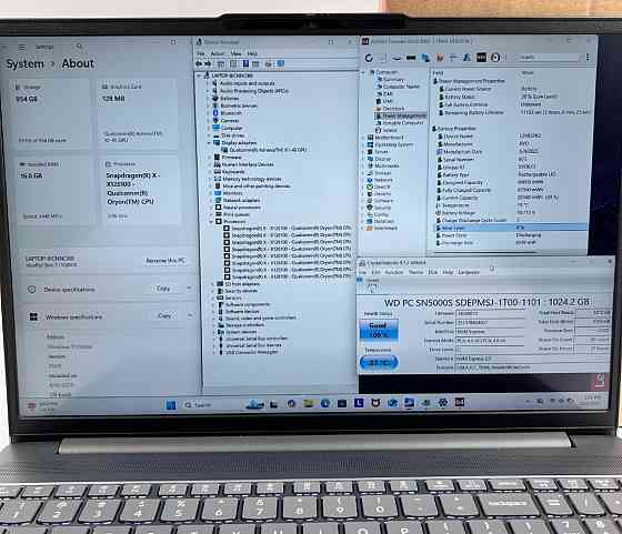 Lenovo IdeaPad Slim 3 15Q8X10 Snapdragon X 16GB RAM 1TB SSD Гарантія. Харків