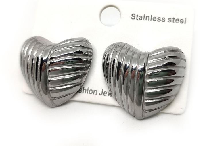 Серьги женские ретро Сердце Киев - изображение 1