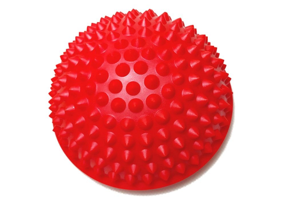 EasyFit Півсфера масажна кіндербол EasyFit 15 см жорстка червона Коломыя - изображение 1