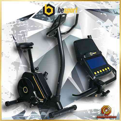 Велотренажер магнітний Besport MAYBIKE чорний, Кардіотренажор велотренажер для дому до 110 кг із блютузом Київ