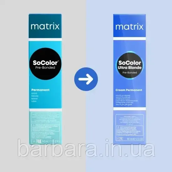 Освітлююча фарба для волосся Matrix Ultra Blonde SoColor Pre-Bonded Київ