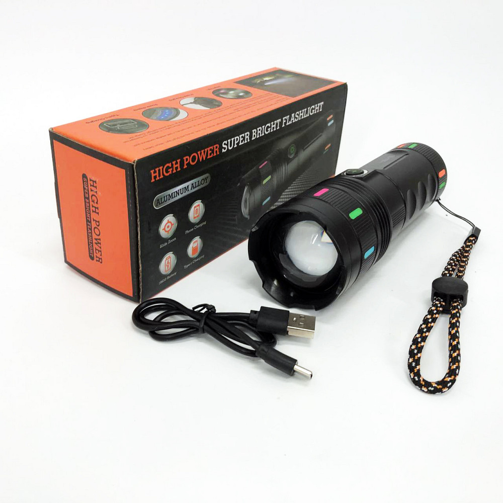 Світлодіодний ліхтарик Акумуляторний ліхтар, Портативний ліхтар із функцією зарядки SV-58 Львів - фото 5