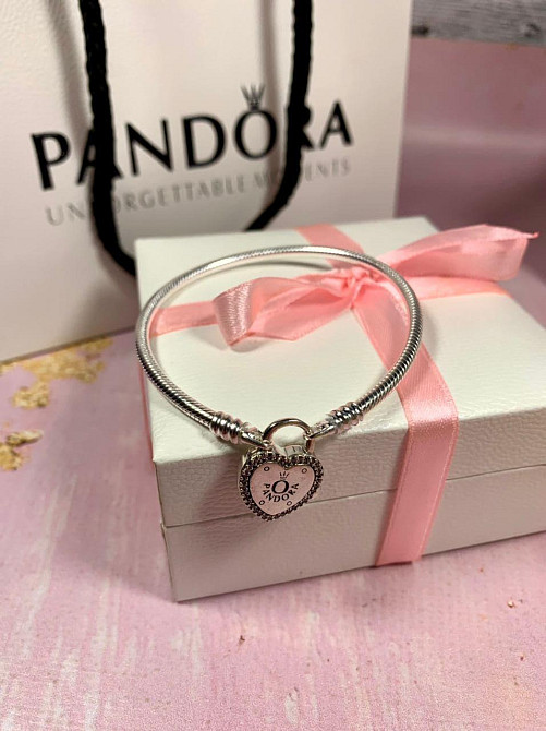 Срібний браслет для намистин Пандора596586FPC MasterSem Київ - фото 3