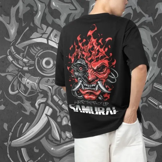 Футболка для подростка мальчика с принтом Cyber Punk Wake up 140amurai Размер 160 Anime10839 Днепр