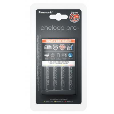 Зарядное устройство для аккумуляторов Panasonic Smart-Quick Charger+Eneloop Pro +4*AA 2500 mAh NI-MH (K-KJ55HCD40E) Винница - изображение 1