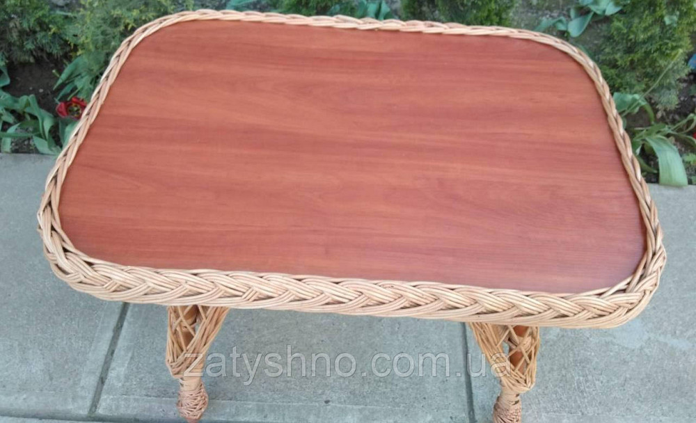 Плетеный стол из лозы обеденный Киев - изображение 6