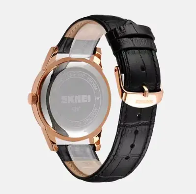 Часы мужские классические Skmei 9261 Черный с золотым Винница - изображение 8