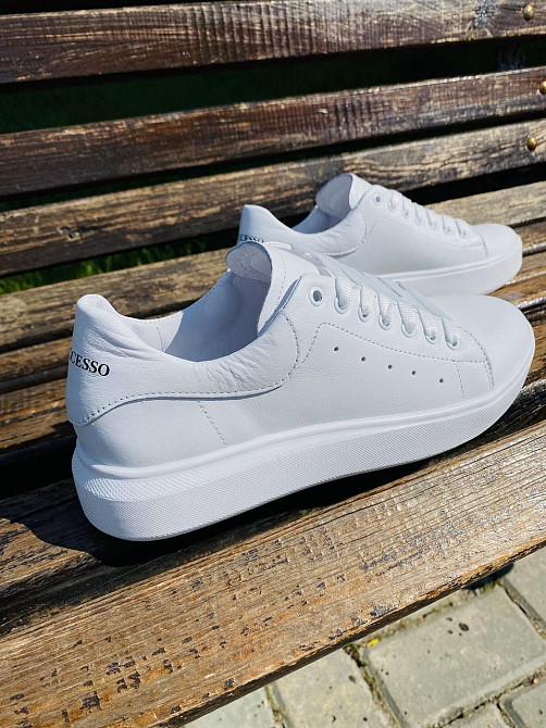 Ditas Кеди жіночі DITAS 128 білі (весна-осінь, шкіра натуральна) (2702) 36-40 Коломия - фото 8