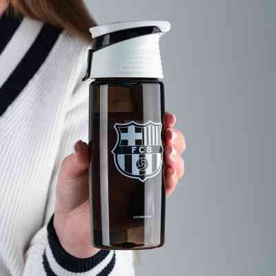 Поильник-непроливайка Kite FC Barcelona 550 мл, чорна (BC25-401) Винница