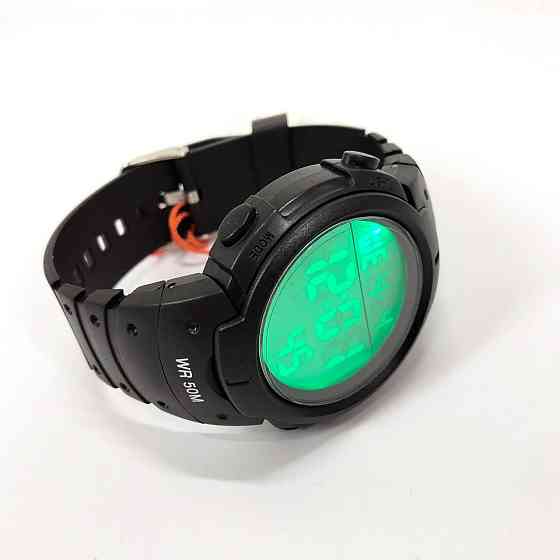 Водонепроницаемые наручные часы для мужчин SKMEI 1068BK, Спортивные часы мужские водонепроницаемы OR-54 Львов