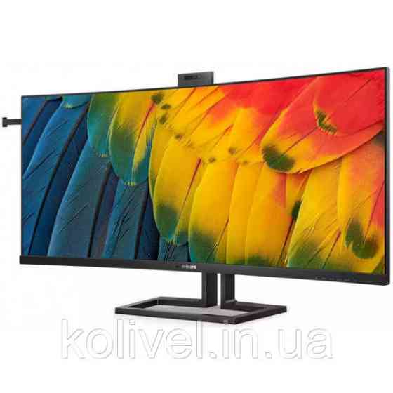 TFT 40" Philips 40B1U6903CH, 5K UHD, IPS, 75Гц, вигн, 2хHDMI, DP, USB-С, RJ-45, USB-hub, cam, HAS Київ
