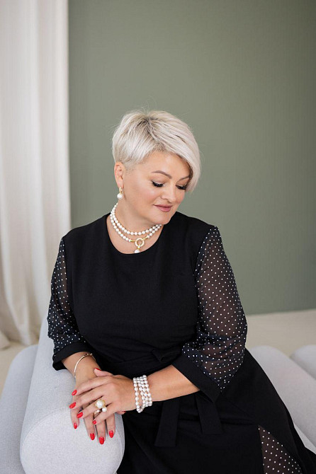 Женское стильное праздничное платье шифон+креп дайвинг 60/62 Одесса - изображение 9