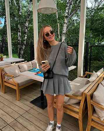 Женский стильный костюм итальянский трикотаж Одесса