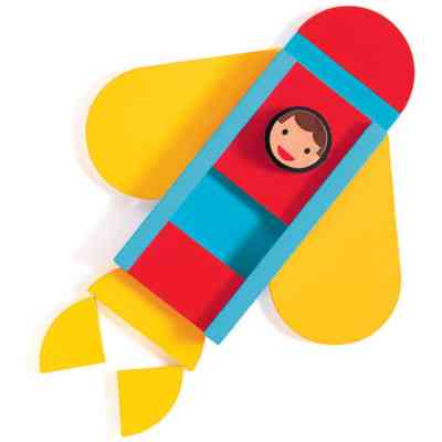 Настільна гра Djeco Набір дерев'яних геометричних фігур Ze Geo Vroom (DJ06436) Вінниця