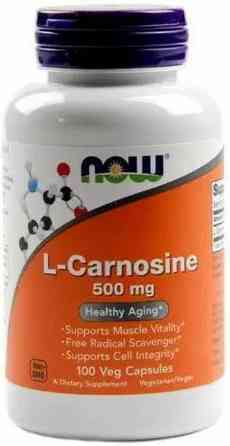 Карнозин Now Foods L-Carnosine 500 мг 100 вегетаріанських капсул Київ