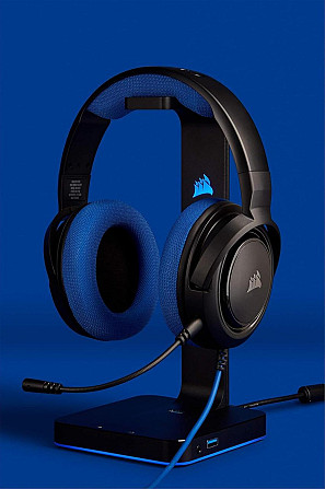 Игровая гарнитура Corsair HS35 Stereo совместимая с ПК Xbox PS4 Switch накладные наушники CA-9011196 Киев - изображение 9