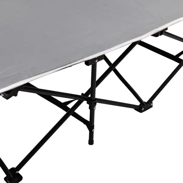 Розкладачка туристична складна SJ-0033G 185x60x50 см зі сталевим каркасом 150 кг Київ - фото 2