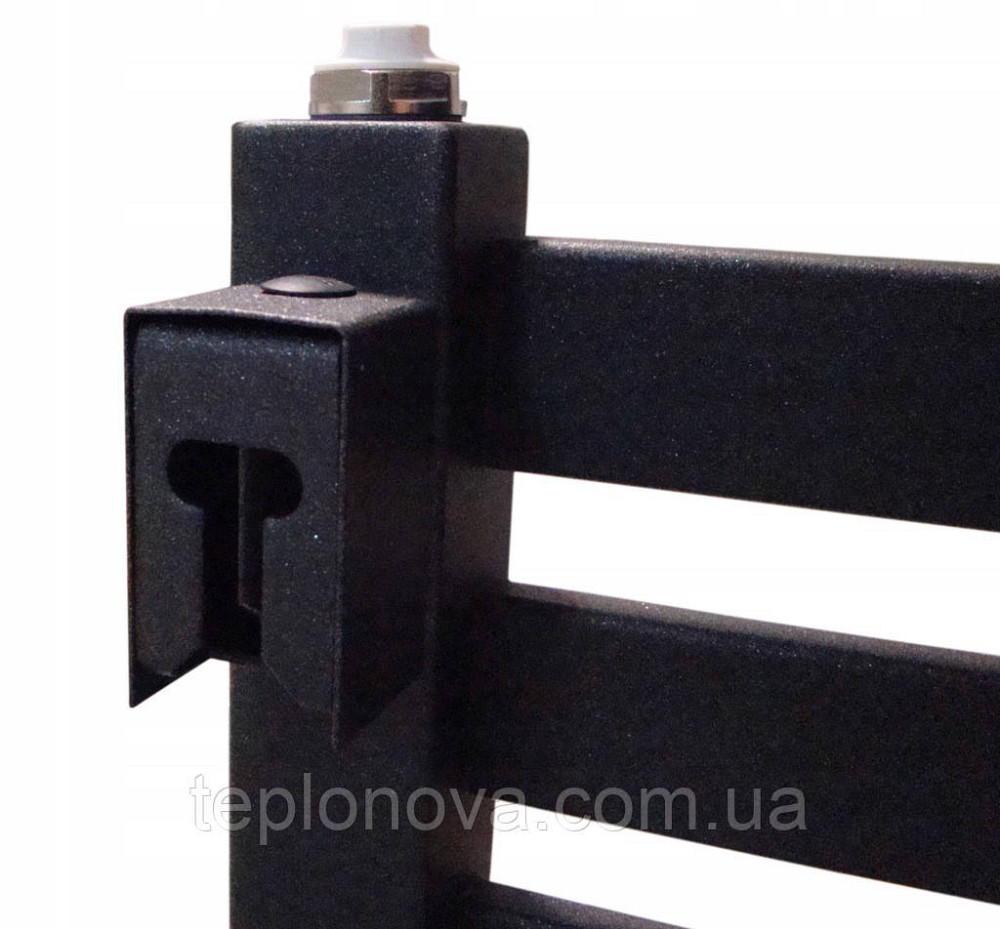 Комбинированный Полотенцесушитель Плоский Черный 710х500 Terma Marta Черновцы - изображение 7