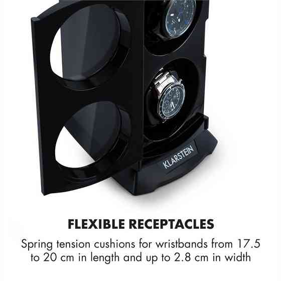 St. Gallen Premium Watch Winder 2 Годинники 4 швидкості Чорний (Німеччина, читати опис) Рівне