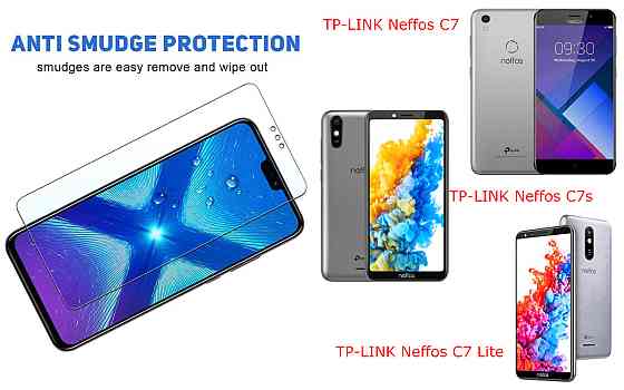 Захисне скло NeoGlass для TP-LINK Neffos C7, Neffos C7s, Neffos C7 Lite – надпрозоре та стійке Київ