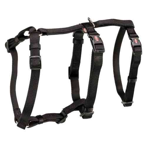 Шлей Trixie для собак S-M 40-65 см х 15 мм чорна Київ