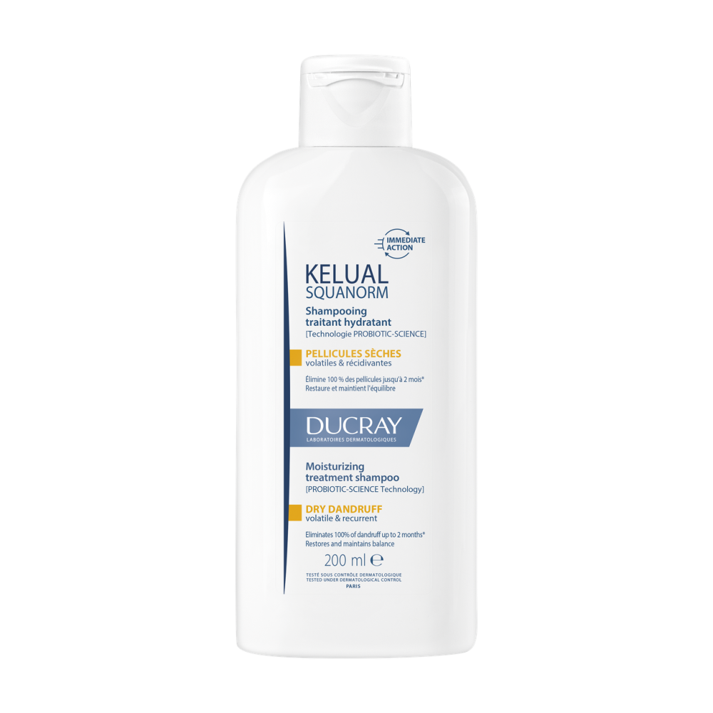 Дюкре Келюаль Скванорм шампунь проти сухої лупи Ducray Kelual Squanorm Shampooing 200 мл new Дніпро - фото 1