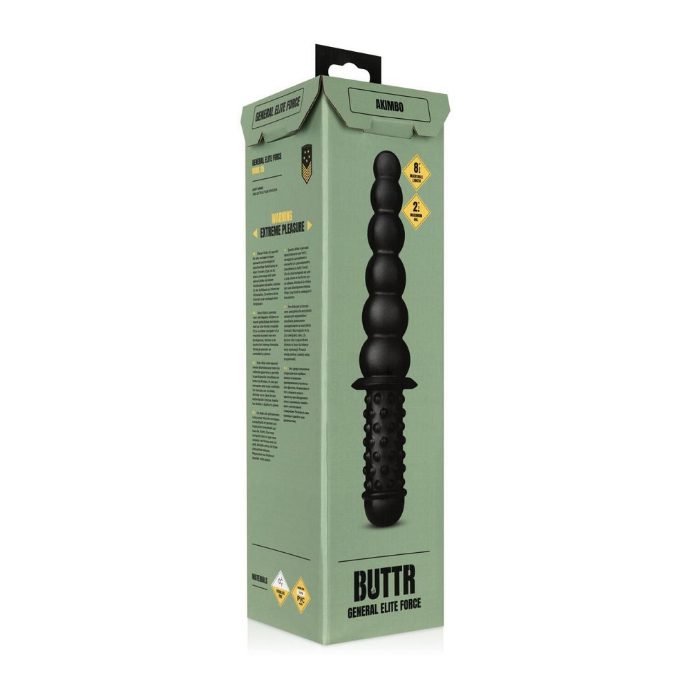 Анальний ланцюжок BUTTR — Akimbo Double Sided Anal Dildo Sex Aura Київ - фото 7