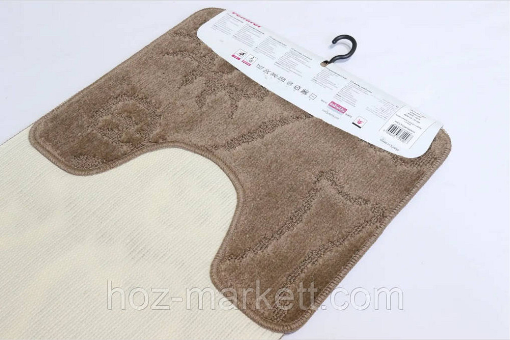 Коврик для ванной темный беж 100 х 60 производство Турция Харьков - изображение 5