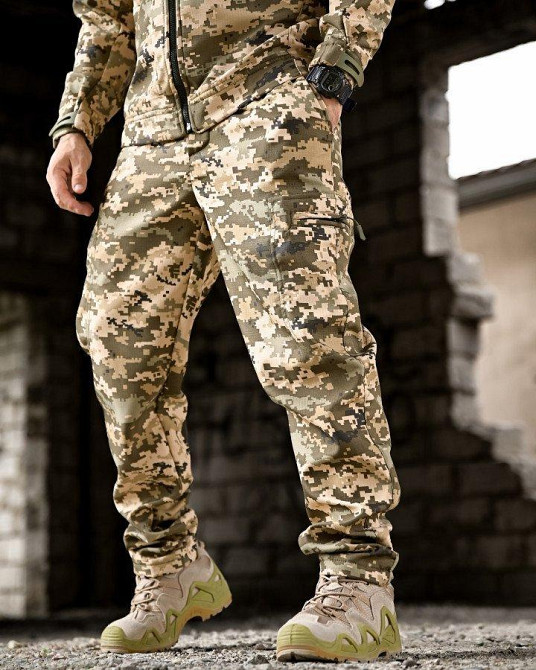 Демисезонный тактический костюм на флисе OMEGA  пиксель НП4882 Одесса - изображение 17