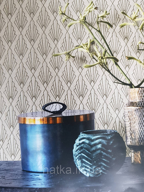 Шпалери текстильні еко 0.53х10.05 Rasch Textil Valentina класика фігури дамаски структурні різні кольори Київ - фото 1