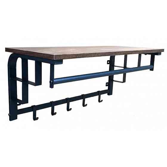 Вішалка для одягу настінна з полицею Bonro BN-124 76 см органайзер для одягу Київ