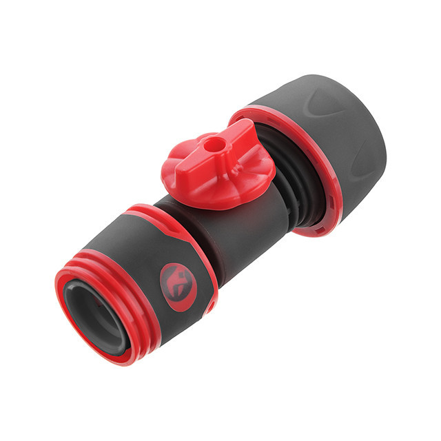 З'єднувач 1/2" для шлангу 3/4", з вентилем для регулювання або перекриття потоку води INTERTOOL GE-2002 Київ - фото 2