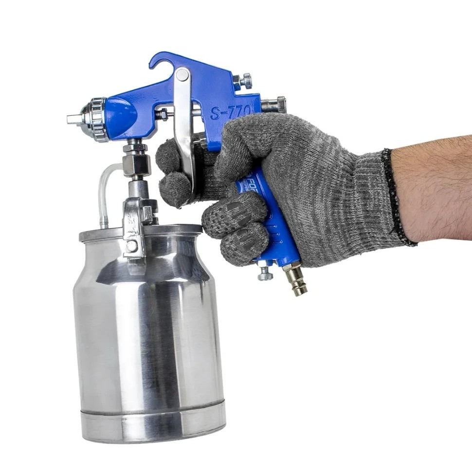 Фарборозпилювач із нижнім металевим бачком 1000 мл, сопло 1.8 мм Forsage F-S-770S Одеса - фото 5